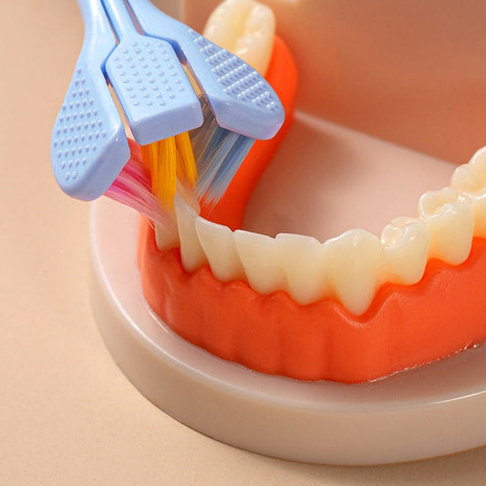 Three Sided Soft Hair Toothbrush  for Adults & Children