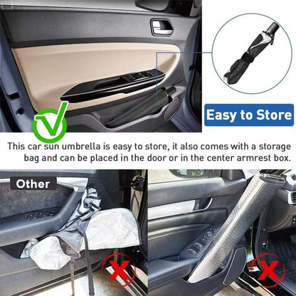 Car Windshield Sunshade Umbrella Foldable