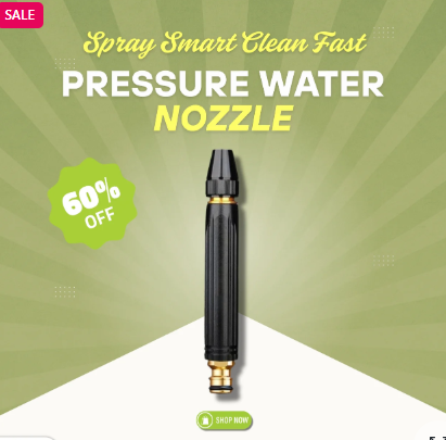 High Pressure Water Spray Nozzle for Car and Garden