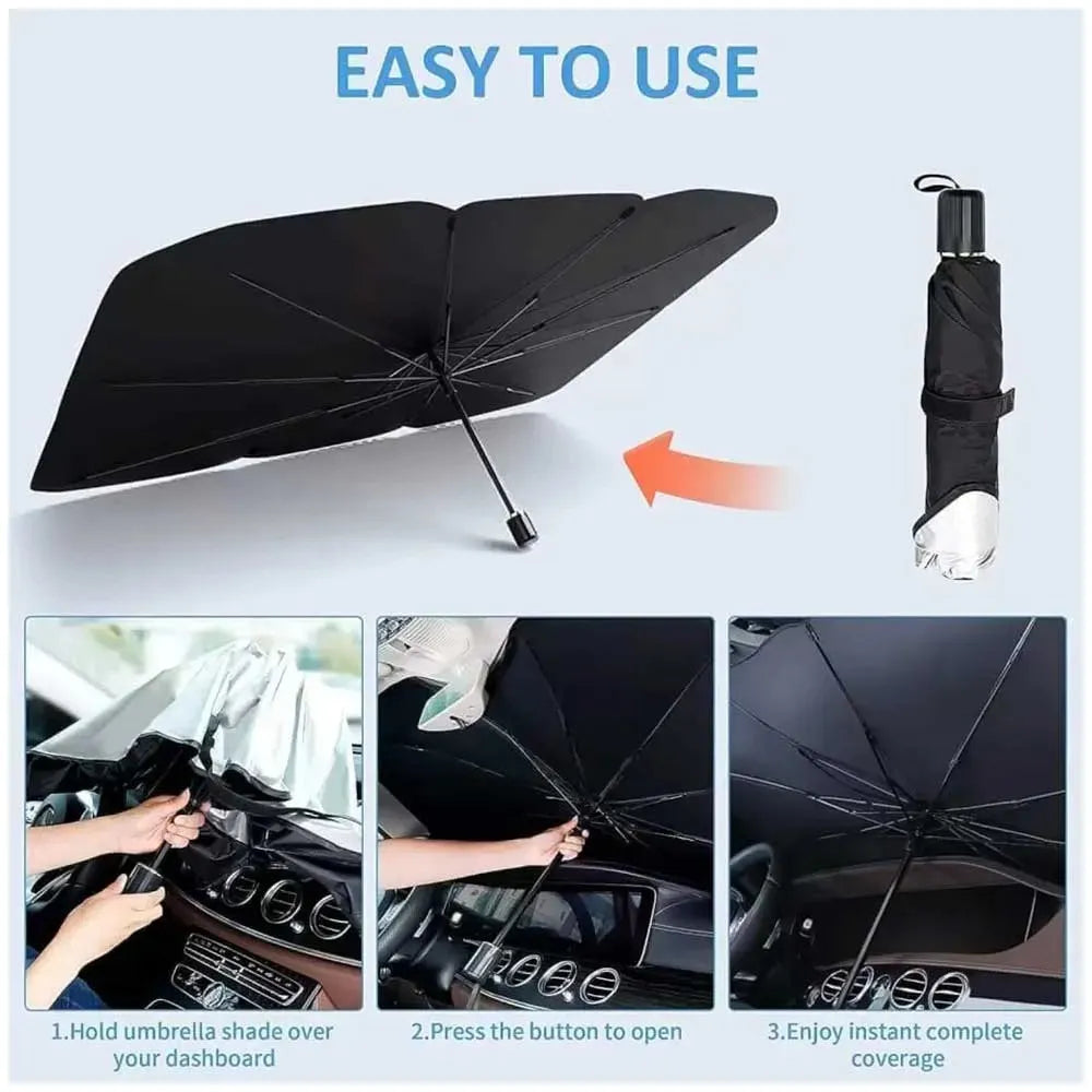 Car Windshield Sunshade Umbrella Foldable